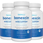 Bonexcin Advanced Bone Support Formula – Calcium, Magnesium, Vitamin D3 & K2 – Bone Density & Strength Supplement for Women & Men – Joint, Menopause & Osteoporosis – 90 Capsules (Pack of 3)