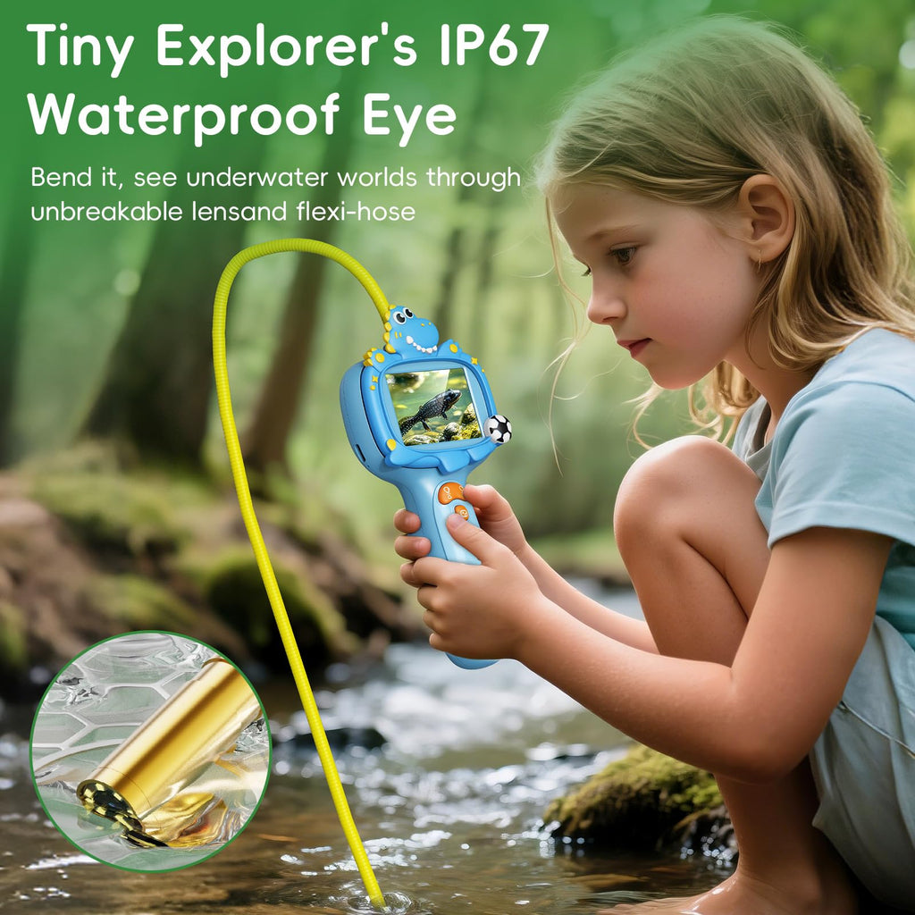 Kids Borescope Borescope Camera for Kids, STEM Toy for 3+ Years Boys Girls