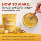 Paleovalley Organic Superfood Golden Milk - Immune, Focus, Cognitive, Longevity - Turmeric, MCT-Rich Coconut Milk, Functional Mushrooms, 30 Servings