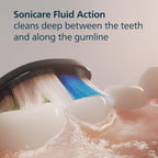 Philips Sonicare W DiamondClean Brush Heads, 2-Pack, 6 Month Supply, Black