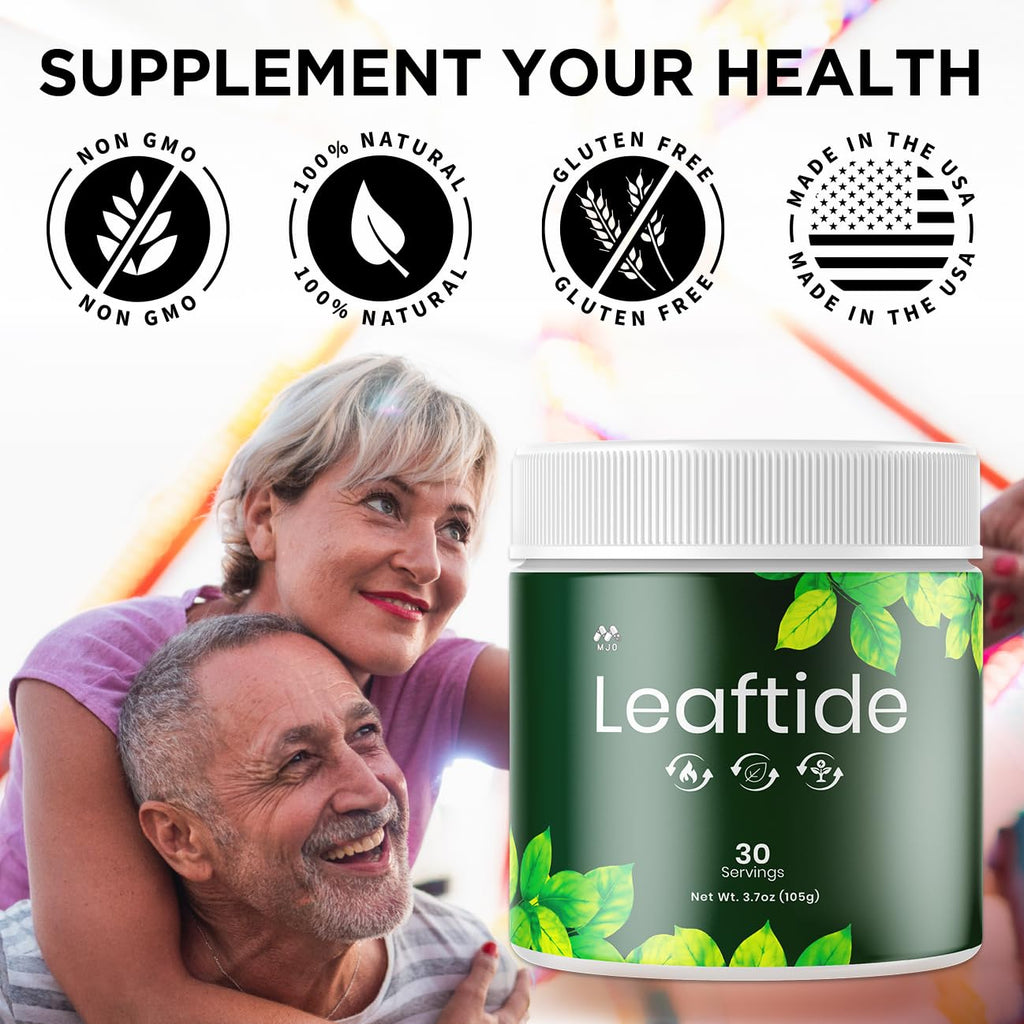 Leaftide Powder, Official LeaftidePowder Mix with All Natural Ingredients, Advanced Formula Support for Active Lifestyle with Maximum Strength Vitamins for Overall Health and Wellness (30 Servings)