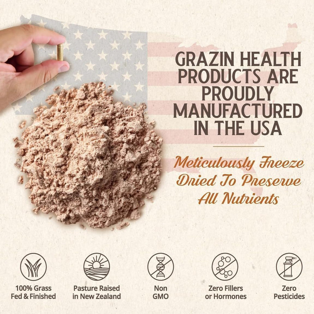 GRAZIN HEALTH Fish Eggs Capsules – 3000mg Per Serving | Omega-3, DHA & EPA Rich Fish Roe Supplement with Essential Fatty Acids for Heart, Brain, Immune & Daily Nutrition Support – 30 Servings