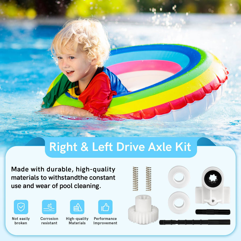 360289 Left Drive Kit Bearing 360290 Right Drive Kit for Pentair Rebel & Kreepy Krauly Warrior Pool Cleaner, Pool Cleaner Vacuum Parts for Pentair Pool Cleaner