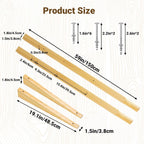 Wheelbarrow Handles Replacement Kit,59'' Wooden Wheel Barrow Parts