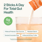 Supergut Foundational Daily Fiber, Vegan & Sugar Free Prebiotic Powder Blend for Gut Health & Digestive Support, Plant Based Supplement for Men & Women with 6g of Fiber, Variety Pack, 15 Stick Packs
