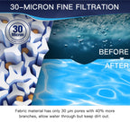Grefilt 4-Pack CCP520 Pool Filter Cartridges, Compatible with Pentair Clean & Clear Plus 520, Replaces Pentair R173578, Pleatco PCC130, 520 sq.ft
