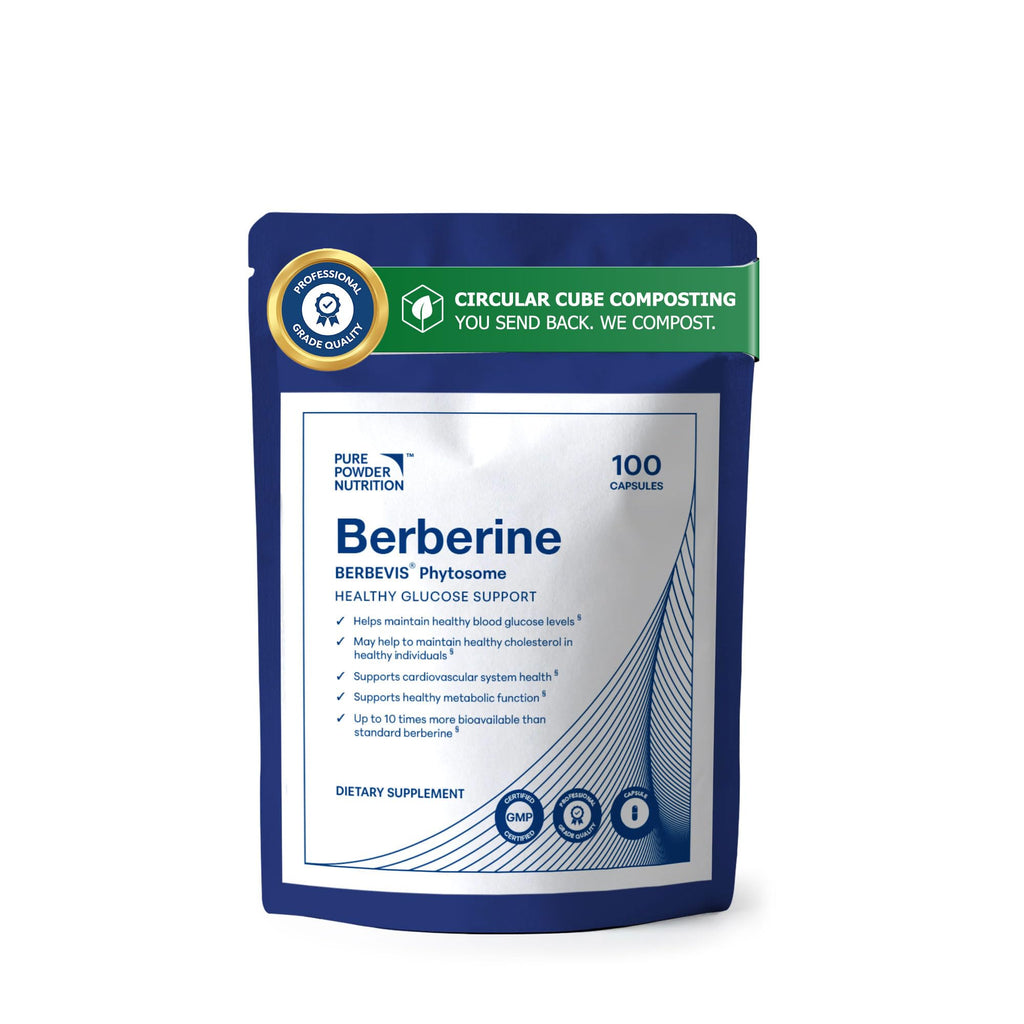 Pure Powder Nutrition Berberine (Capsules) [100-serves]