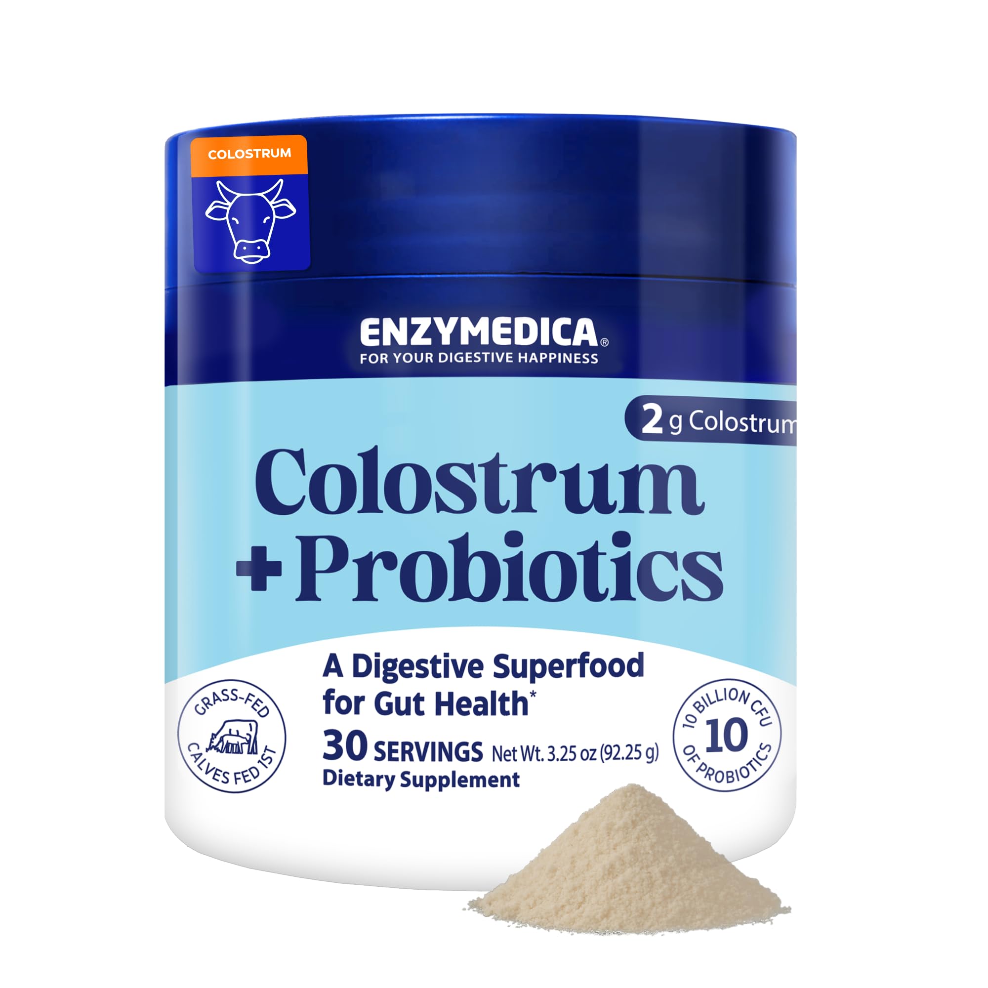 Enzymedica Colostrum Plus Probiotic, 3.25 OZ