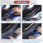 NEWERSOL Black Stain Remover Gel Washing Machine Cleaner Housefold Stain Removal Gel for Front Loader Washer Grout Cleaner Kitchen Sink Showers Bathroom and Floor Tile 8Fl Oz（2-Pack）