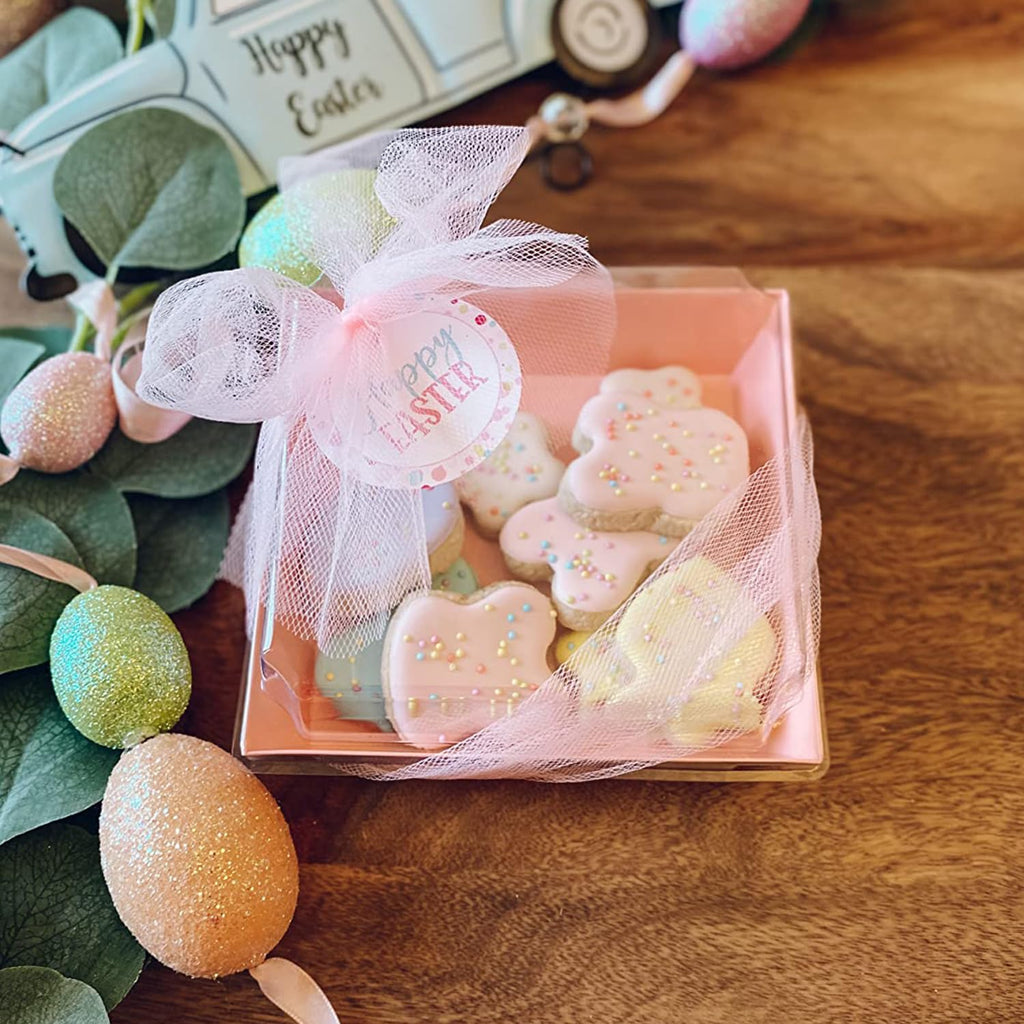 BUIYLV 50 Pack Charcuterie Boxes with Clear Lids, 4 Inches Pink Dessert Boxes To Go Disposable Mini Charcuterie Boxes for Cookie, Sandwich, Strawberry, Cupcake, Macaron, Cake Slice