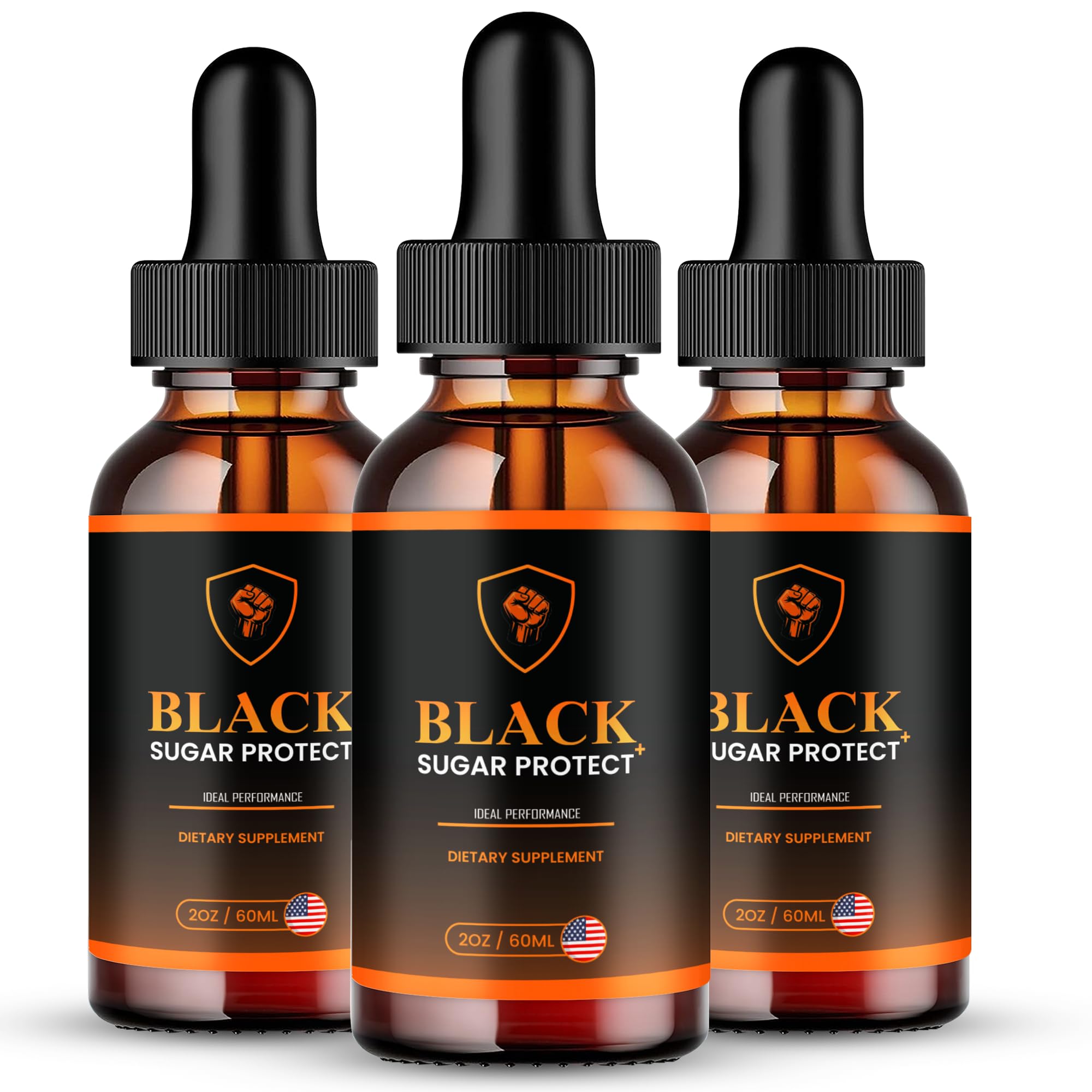 IDEAL PERFORMANCE Black Sugar Protect Drops, BlackSugarProtect Droppers Reviews (3 Pack)