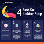 Vitamatic Melatonin 3mg Tablets | Vegetarian, Non-GMO, Gluten Free | 1 Year Supply | Natural Berry Flavor - 365 Tablets (Pack of 2)
