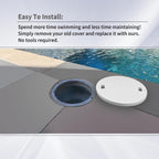 Vsttar SPX1075C1 White Cover 8 3/4" Diameter（Other Sizes not Suitable）,Replacement for Hayward SP1075, SP1075T, SP1076, SP1077 Automatic Skimmers