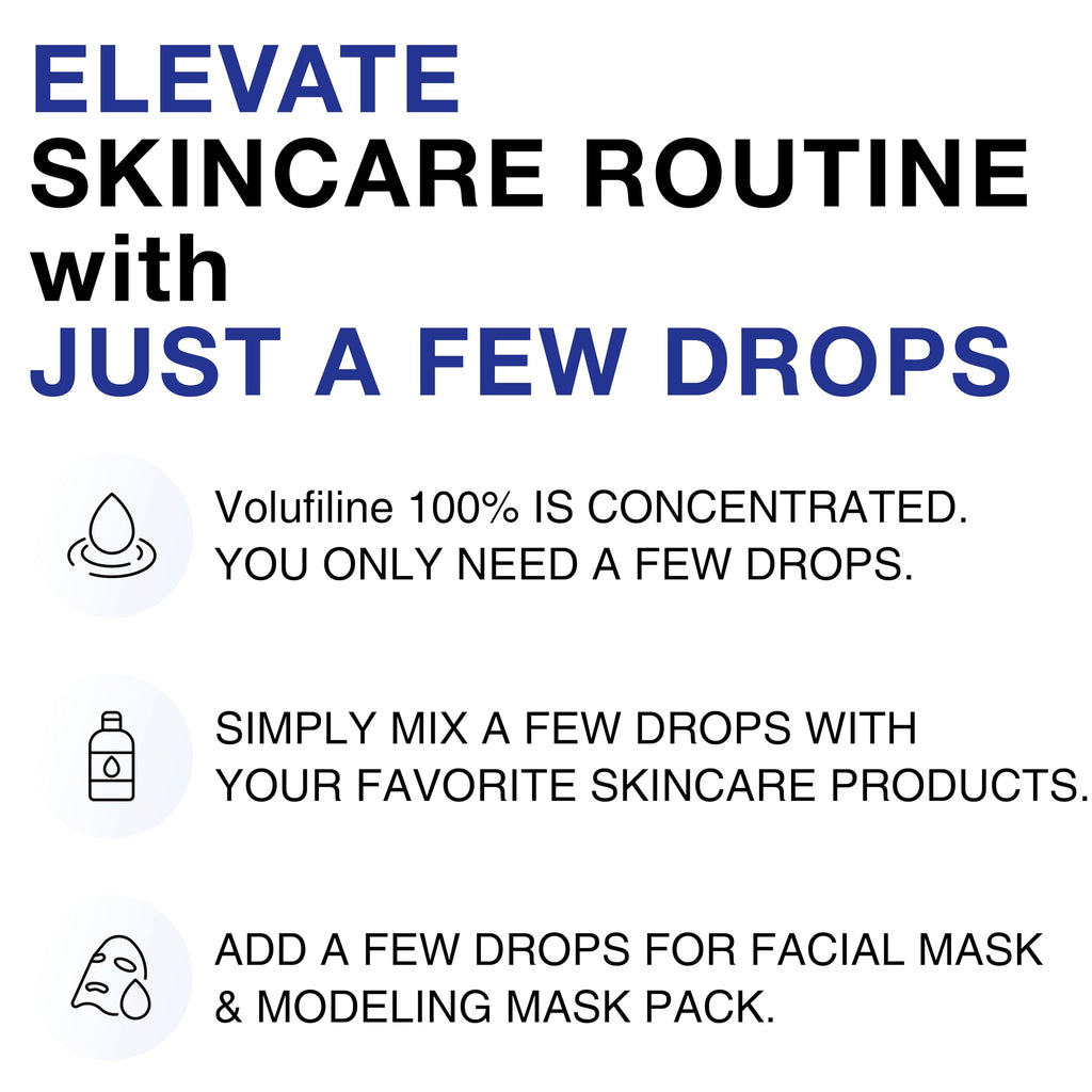 CELDYQUE 100% Pure Volufiline Concentrate Serum 2ea - Skin Firming Solution & Clinically Proven | Anti-Wrinkle, Enhances Facial Contours, Boosts Collagen for Sagging Mature Skin Korean Skincare