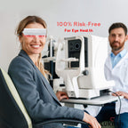 Lukirch Red Light Therapy Glasses 670nm – Eye Comfort & Visual Wellness, Blue Light Therapy Support for Sleep, Circadian Rhythm, Jet Lag & Seasonal Mood, Red & Blue (2-in-1)