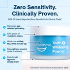 MySweetSmile Teeth Whitening Powder – 6 Month Supply – Removes Years of Coffee, Tea, Smoking & Ageing Stains – Dentist-Approved & Enamel-Safe – IndyBest Award-Winning Whitener – Fresh Mint Flavour