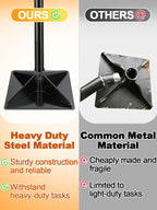 Acostop Heavy-Duty Steel Tamper, 10"x10"