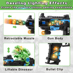 DaoDaoZhu Dinosaur Light Up Toy Gun with Sound Effects, Toy Guns for Kids