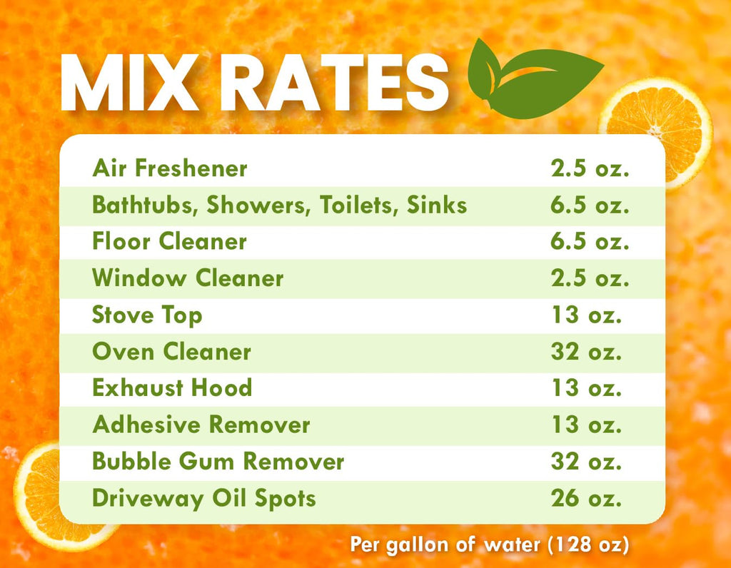 Bluewater Chemgroup Premium Cold Pressed Orange Oil Concentrate- 16 oz (with D-Limonene), Concentrated Cold Pressed Orange Oil Cleaner - All-Purpose Citrus Cleaner and Degreaser Blend