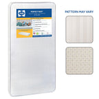 Sealy Baby Perfect Rest Waterproof Crib Mattress plus Toddler Bed Fit, Premium 150 Extra Firm Coils, Non Toxic, Airy Cushioning, GREENGUARD Gold Certified, Safety & Quality Tested, Made in USA, 52X28"