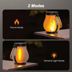 Hompavo Gen2 Solar Lanterns Outdoor Waterproof with Ultra-Real Flame
