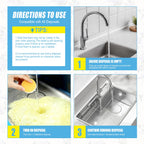 PAPAROTTY Garbage Disposal Cleaner Tablets, Deep Clean & Deodorizer Pods for Kitchen Sink Disposal, Help Remove Odor, Grease & Food Residue, Easy Monthly Maintenance