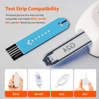 iHealth Blood Glucose Test Strips (50 Count), No Coding Blood Sugar Test, Precision Sugar Measurement for Diabetics, Strips Work Only in iHealth Glucose Meters