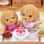 Calico CrittersToy Poodle Family, 3 inches