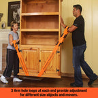 Forearm Forklift 2-Person Lifting and Moving Straps - Lift, Move and Carry Furniture, Appliances, Mattresses or Any Item up to 800 lbs. Safely and Easily Like a Pro, Forest Camo Green Special Edition