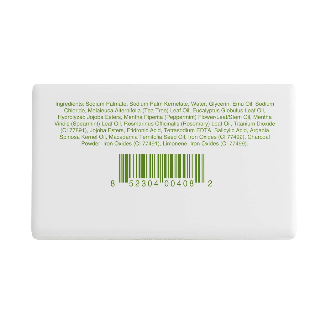 emuaid Therapeutic Moisture Bar – Medicated Face & Body Cleansing Bar for Fungal-Prone Skin, Jock Itch & Irritation Relief, Soothes & Hydrates with 5% Emu Oil, Tea Tree & Natural Oils, 5oz