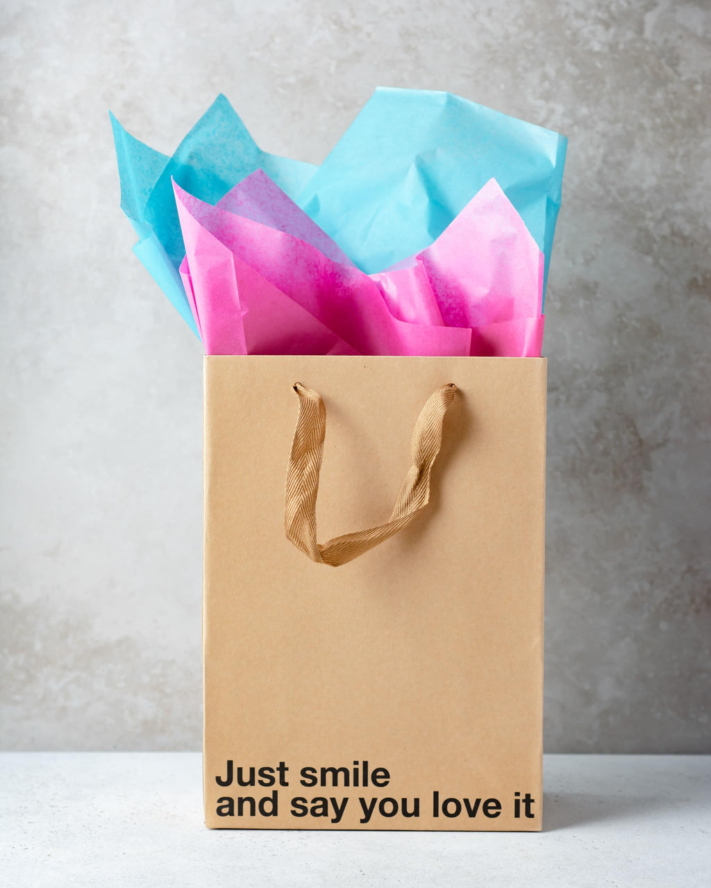 MilkToast Brands Funny Gift Bag Set of 5, Gift Bags With Handles 11 x 8 x 4