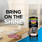 Weiman Electronics & Screen Disinfecting Wipes - Safely Clean and Disinfect Your Phone, Laptop, Keyboard, Tablets, Lens, Wipe, Glasses Cleaner, 30 Count, 2 Pack with MicroFiber Towel