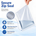 200 Pack Small Plastic Bags For Jewelry, Mini Baggies 4 Assorted Sizes. 2x3 3x3 3x5 4x6 Inch 2 Mil Thick Poly Zipper Lock Bags Clear for Jewelry, Bead, Crafts, Small Parts Storage
