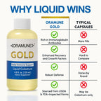 Oramune Gold Immune Support Supplement with Pure Colostrum Gold Liquid Bovine Colostrum – Rich in Lactoferrin, Insulin-Like Growth Factor-I (IGF-I) for Immune Strength– 4 fl oz