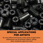 LIIZOUSUDA Black Oxide Coating Kit - Black Oxide Solution, Versatile Blackening Solution for Iron and Steel - Not Suitable for Stainless Steel Surfaces (1 Quart)