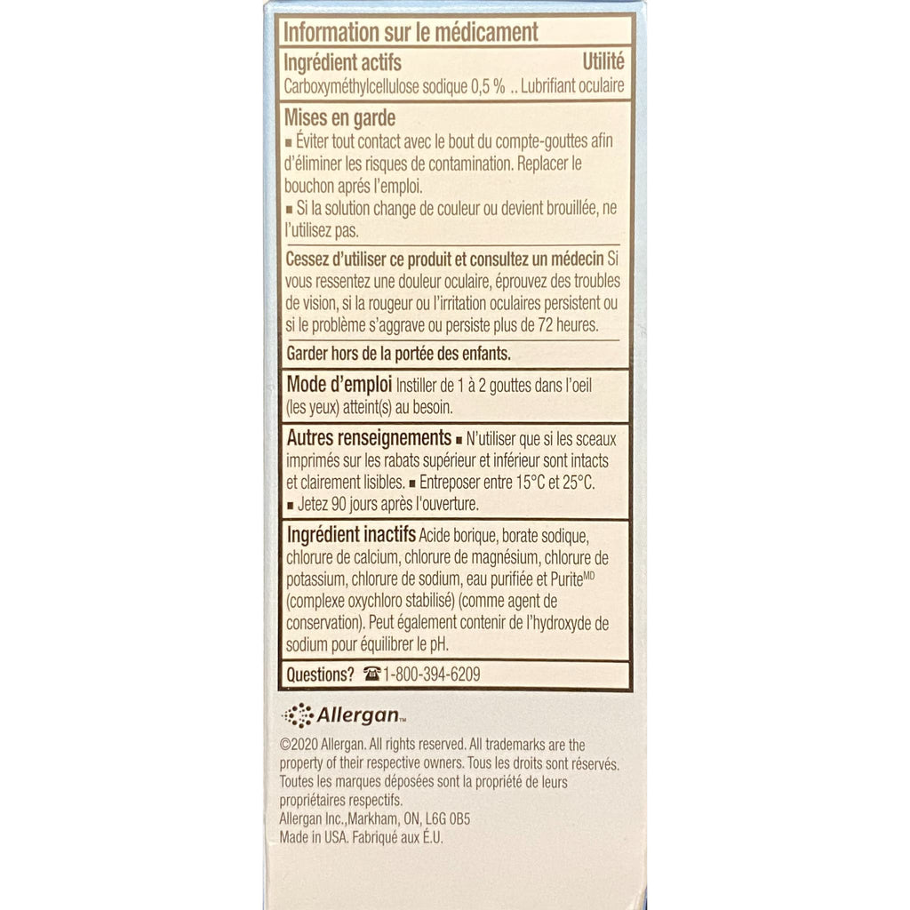 Refresh Tears Lubricant eye drops 4x15 ml, 1x5 ml