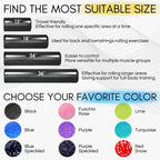 Yes4All High-Density Foam Roller for Back Relief, Yoga, Exercise, Muscle Deep Tissue Massage 12-18-24-36- Purple - 12 Inches