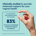 Uqora Promote - Support Vaginal Health* - Probiotic for Women with Lactoferrin, Lactobacillus Acidophilus & Lacticaseibacillus Rhamnosus - Vaginal Probiotics - Gluten-Free - 30 Capsules (2 Pack)