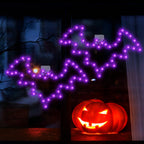 Bstge Halloween Window Lights, 2 Pack LED Waterproof Timer Indoor Decor