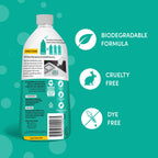 Lemi Shine Shine and Dry Natural Dishwasher Rinse Aid - Hard Water Stain Remover - 25.35 fl oz