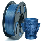 Metal Bluing PLA Filament 1.75mm High Intensity 3D Printer Filament, 1kg (2.2lbs) Spool Toughness Enhanced Metallic Blue PLA 3D Printing Filament Beginner