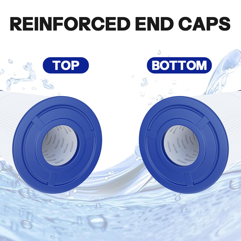 Wowreed Spa Filter Compatible with C-4326, FC-2375, PRB25-IN, 303909, M-4326, 8172500, R173429, 5X13 Drop in hot tub Filter, 2 Pack