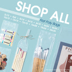 18" X 24" Open-End Flat Poly Bags (500 Count) - 1.1 Mil Clear Plastic Bags for Packaging, Shipping, Storage - No Adhesive Strip - Spartan Industrial