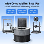 Creality 2kg Black & White PLA 1.75mm Filament Bundle for 3D Printing with No-Tangling Strong Bonding and Overhang Performance, Accuracy +/- 0.02mm