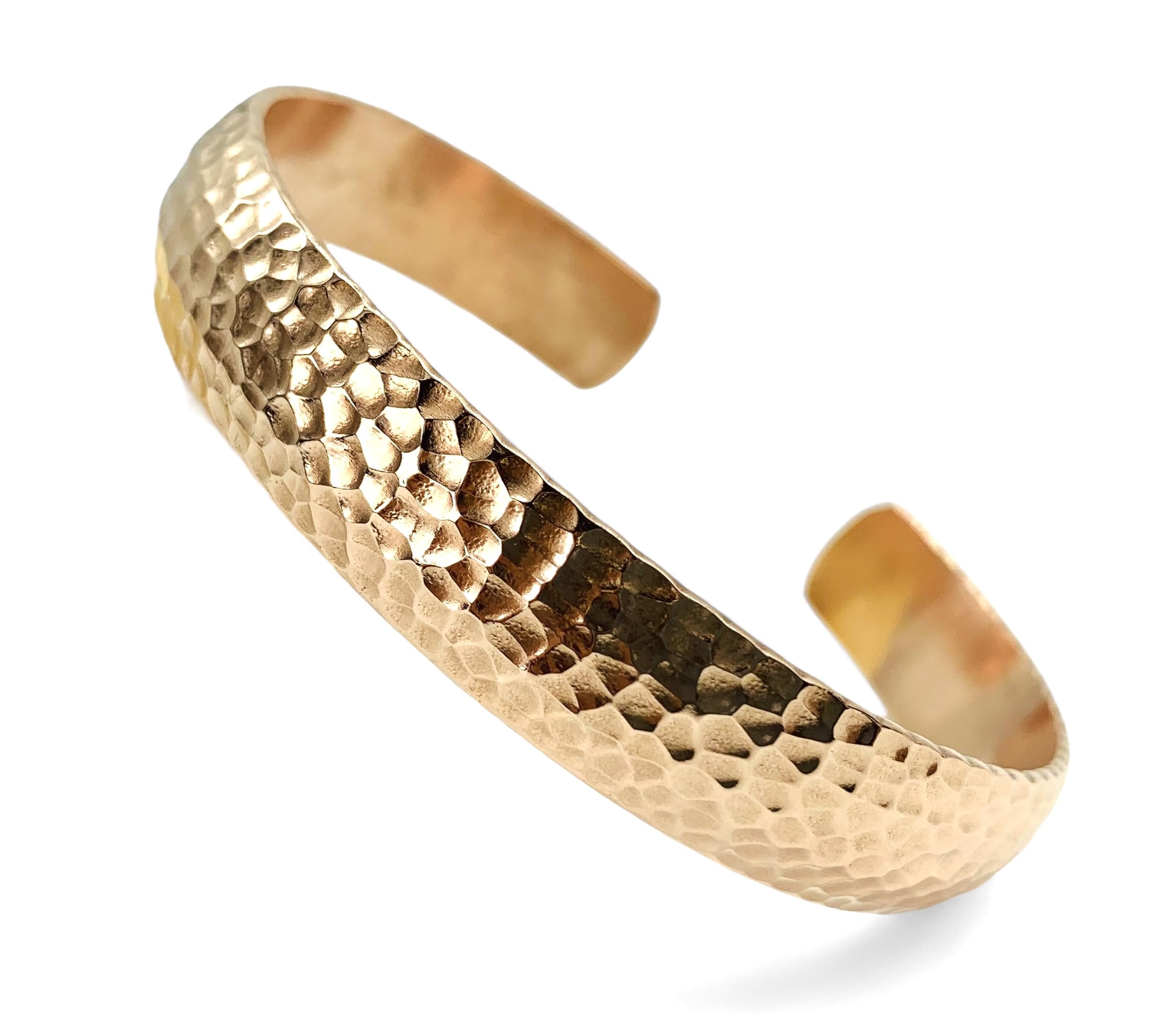 Healing Lama™ Hand Forged 100% Copper Bracelet. Made with Solid and High Gauge Pure Copper. (Hammered)