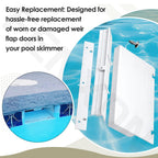 FENXDN SP1070 Pool Skimmer Weir Flap Door [ 8-7/16" Length, 5-1/4" Width, 1-1/8" Thick] Compatible with Hay-Ward SP1070-K SP1070-D SPX1070KHR SP1070 SP1071 and SP10712S