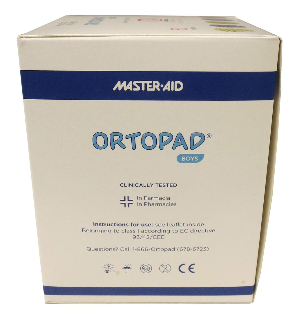 Ortopad® Bamboo Boys Eye Patches, 50/Box (Medium Size, 2-4 yrs) Blue Camo Pack