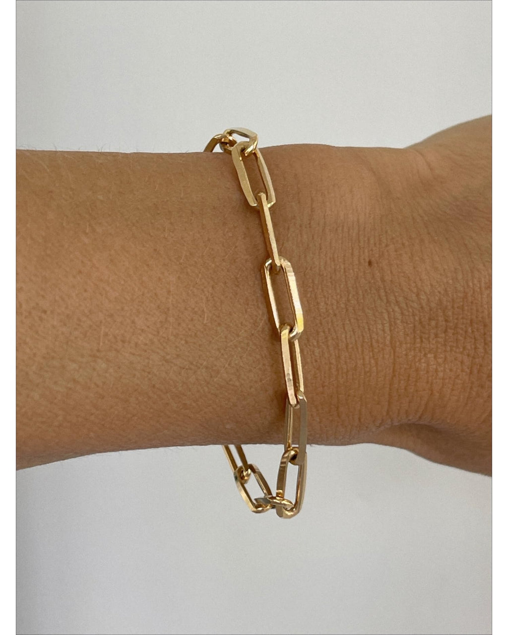 James Michelle Chunky Love Bracelet for Women – Premium Waterproof, Tarnish-Free, Gold PVD Coated Jewelry – Hypoallergenic – Perfect for Beach, Weddings, Gifts – 7 Inch Length