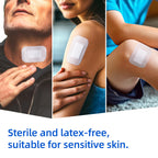 Niceful Adhesive Gauze Bandages 2"x3", 50Pcs