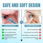 OptiWand 3 Pack Small Soft Contact Lens Removal & Insertion Tool - Silicone Rubber Soft Lens Applicator & Remover Device with Pincher End & Finger Grips - Safe & Easy on Eyes, Travel Size 1.75"